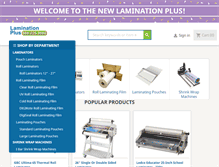 Tablet Screenshot of laminationplus.com